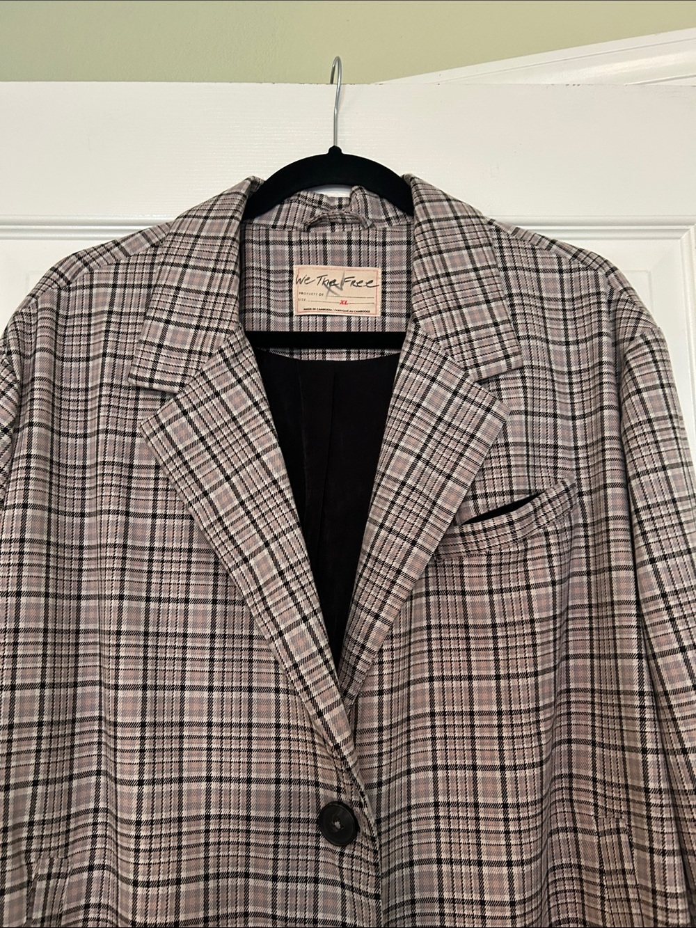We the Free Cali Plaid Blazer in Dust Combo - Picture 4 of 9